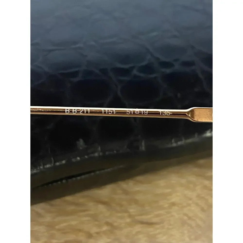 Brooks Brothers BB211 Eyeglass Frames Gold Oval 51-19-135 Made in Japan - Picture 7 of 9